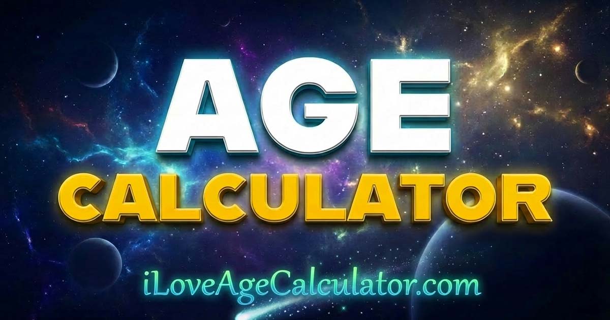 Age Calculator online by Date of Birth